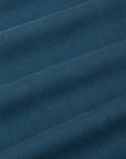 Short Sleeve Jumpsuit in Lagoon fabric detail close up