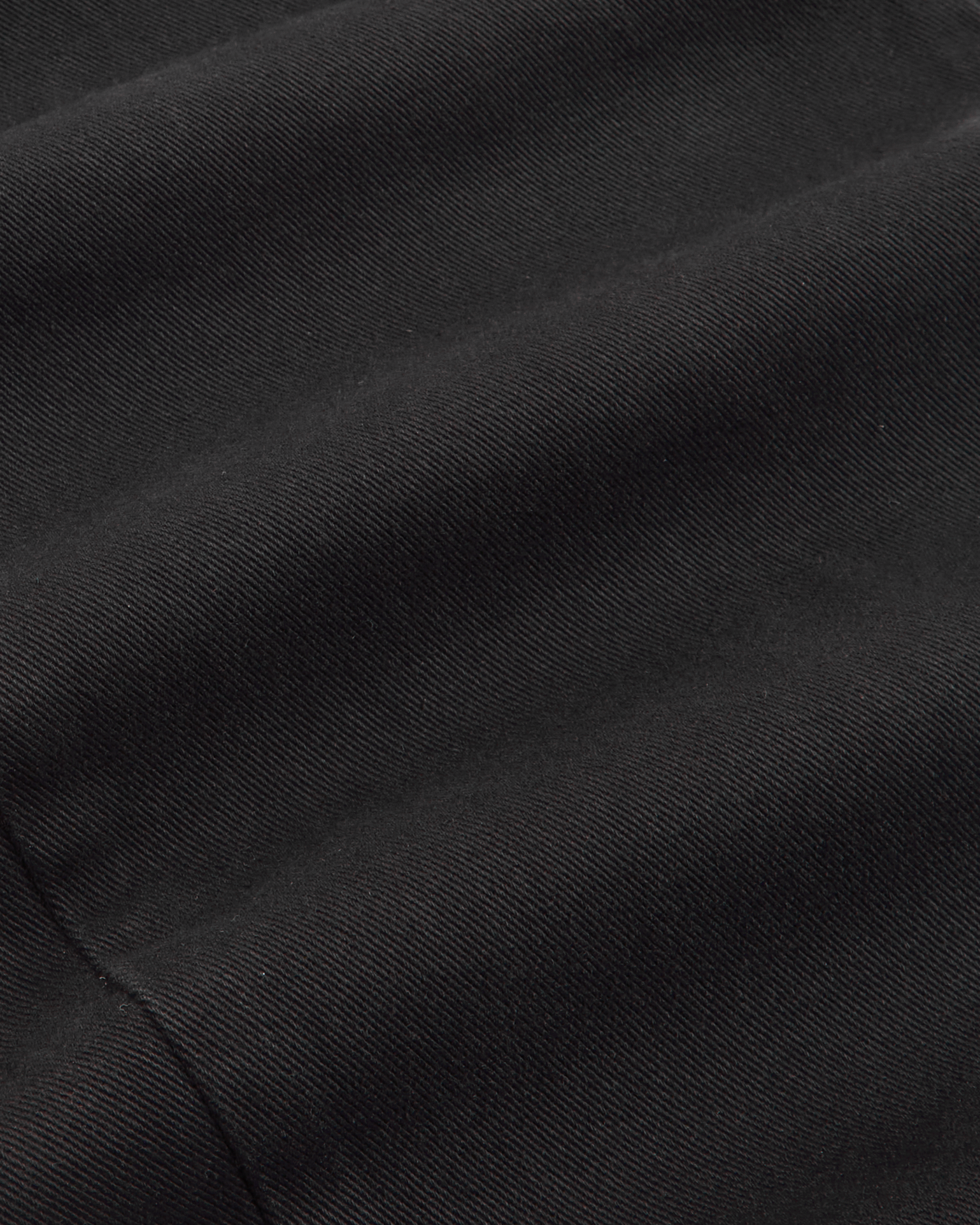 Petite Short Sleeve Jumpsuit in Basic Black fabric detail close up