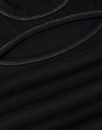 Porthole Long Sleeve Tee - Basic Black