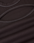 Porthole Long Sleeve Tee - Espresso Brown