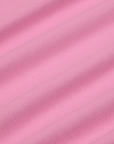 Mismatched Tee in Pink & Orange fabric detail close up