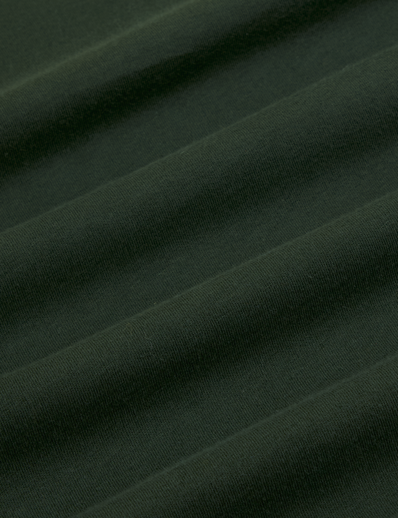 Mismatched Tee in Green & Mustard fabric detail close up