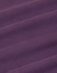 Baby Tee in Nebula Purple fabric detail close up