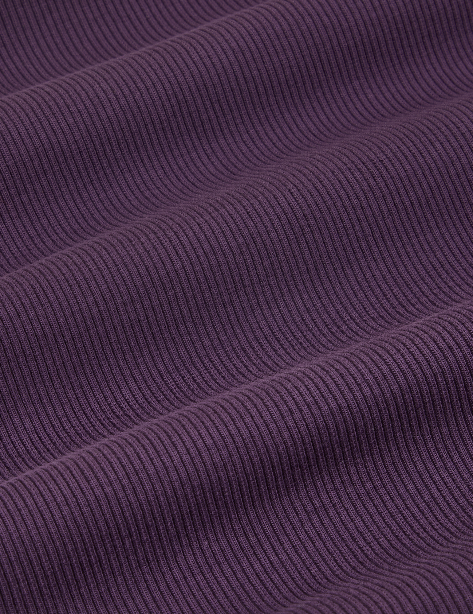 Long Sleeve V-Neck Tee in Nebula Purple fabric detail close up