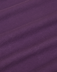 The Organic Vintage Tee in Nebula Purple fabric detail close up
