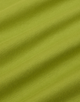 Halter Top in Gross Green fabric detail close up