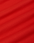 Muscle Tee in Mustang Red fabric detail close up