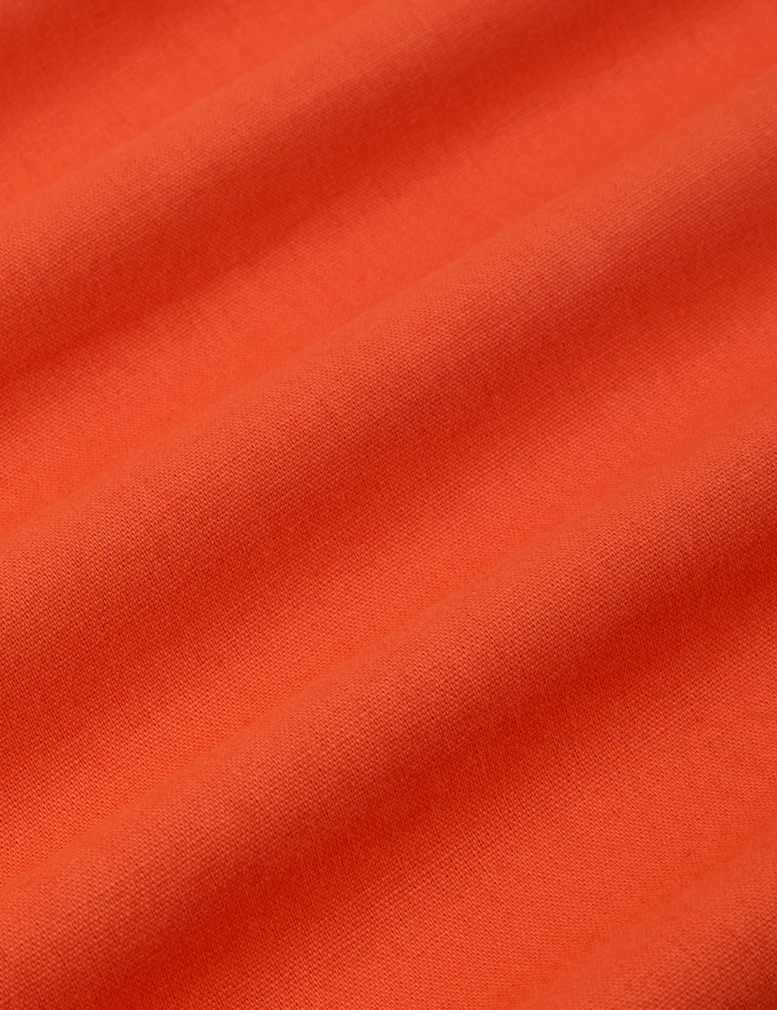Pantry Button-Up in Chili Red fabric detail close up