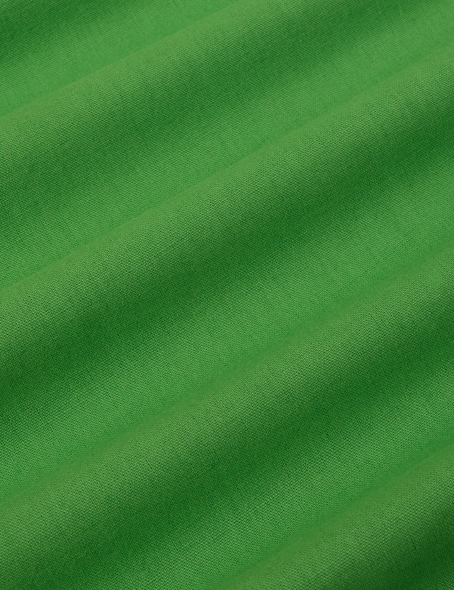 Pantry Button-Up in Kelly Green fabric detail close up