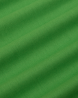 Pantry Button-Up in Kelly Green fabric detail close up