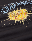 Sun Baby Organic Tee in Basic Black fabric detail close up