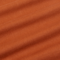 Oversize Overshirt in Burnt Terracotta fabric detail close up
