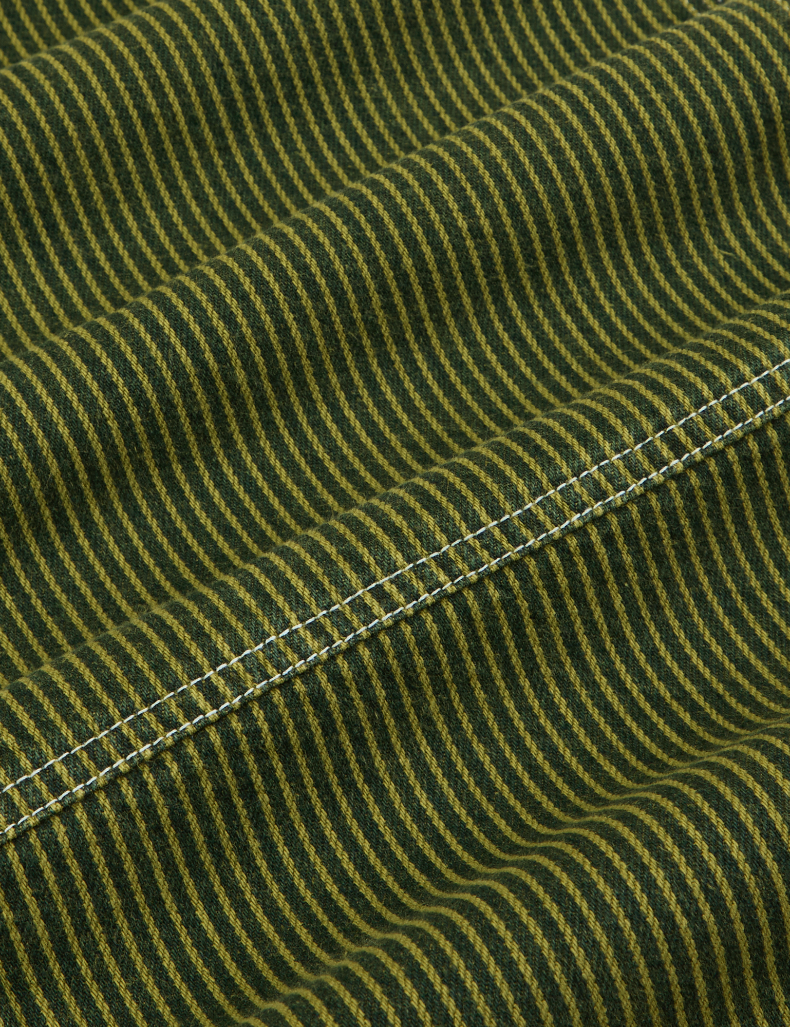 Railroad Carpenter Jeans in Summer Olive fabric detail close up