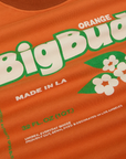 Vintage Tee in Orange Soda illustration close up