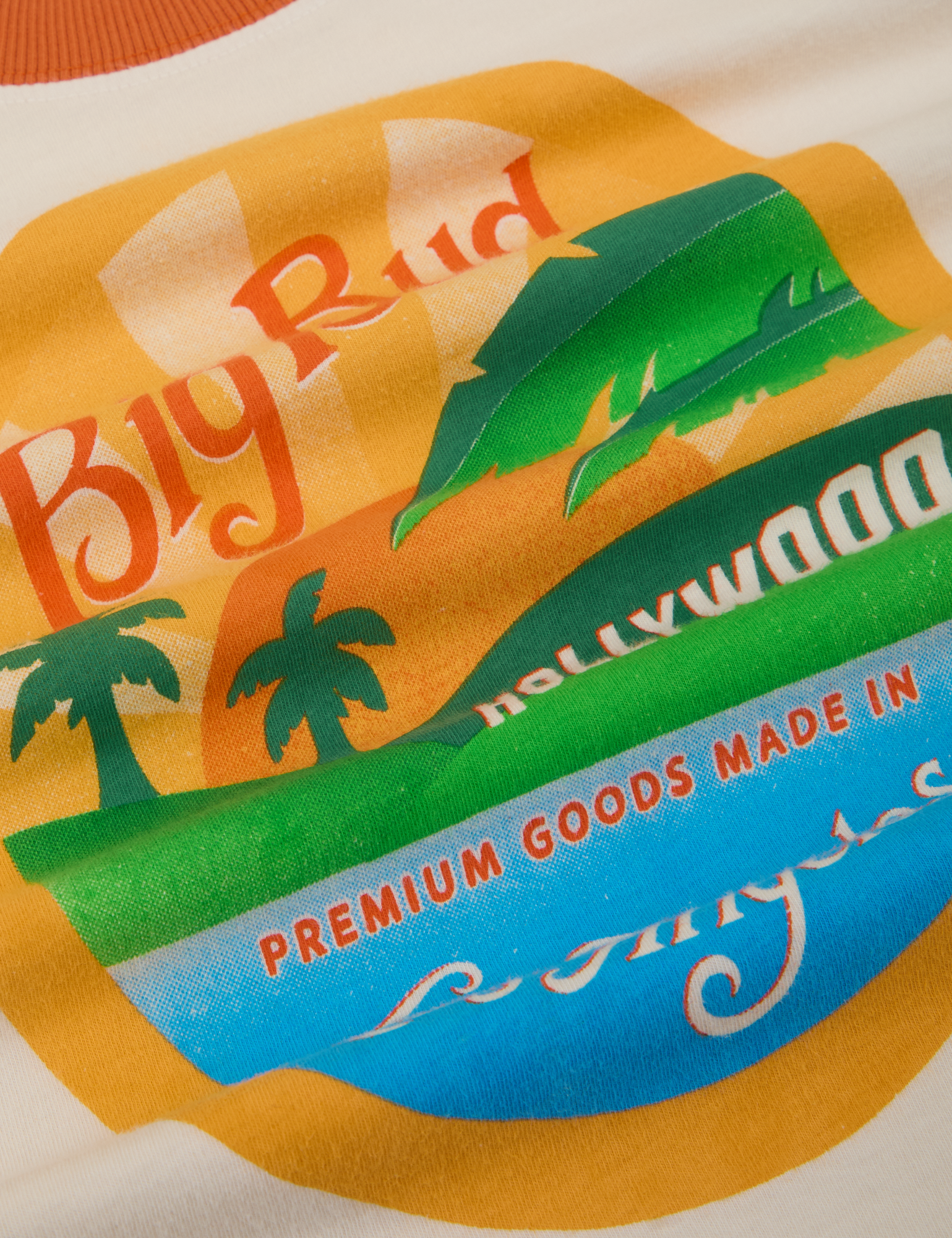 Hollywood Tourist Tee close up
