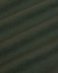 Pantry Button-Up in Swamp Green fabric detail close up
