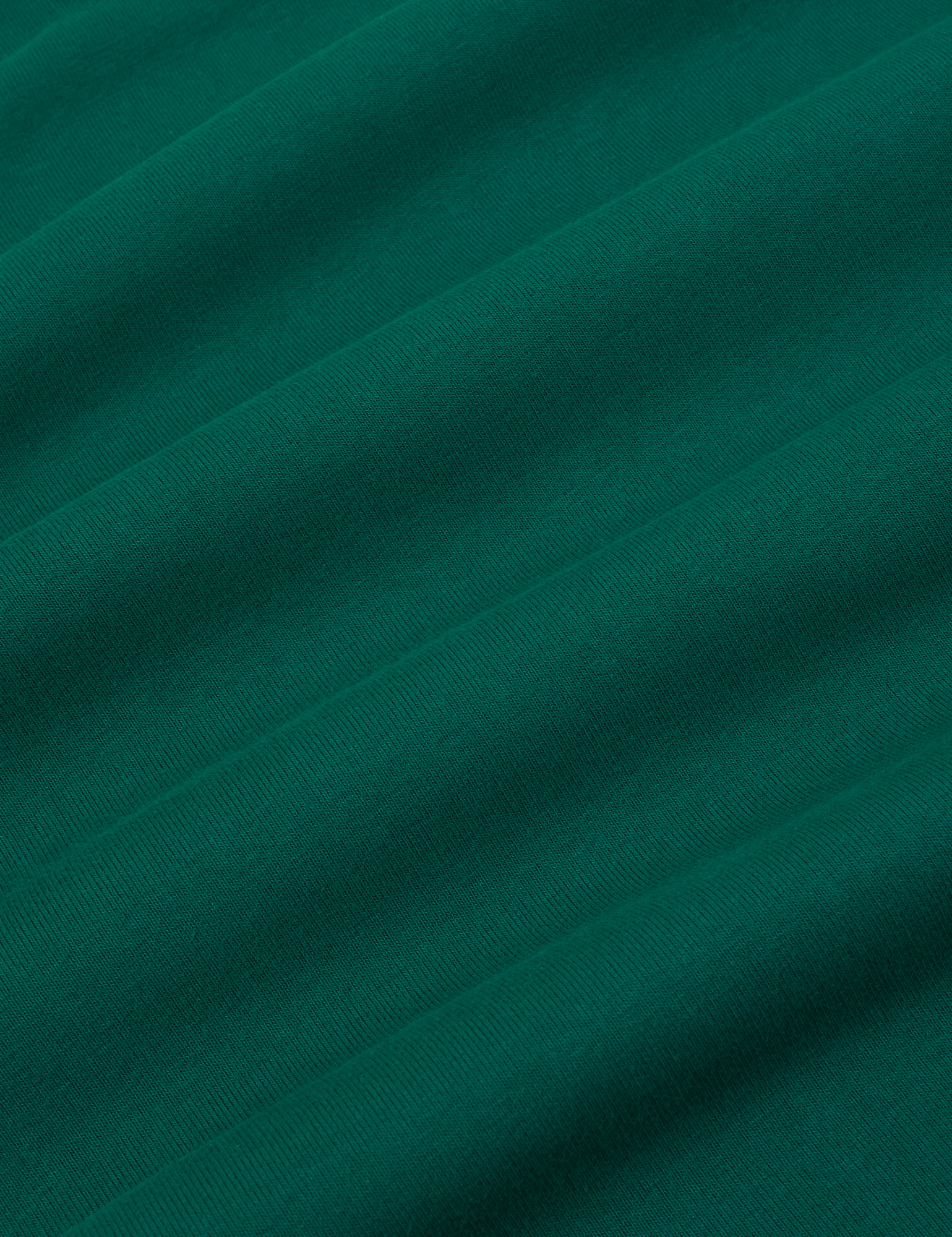 Tank Top in Hunter Green fabric detail close up
