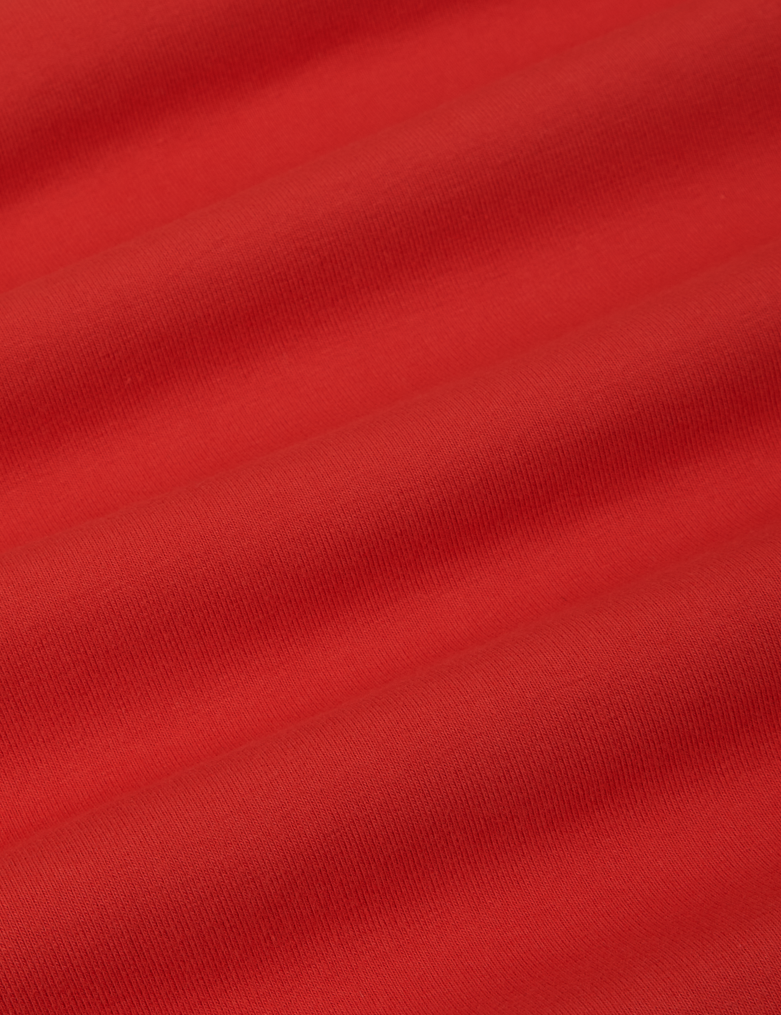 Tank Top in Mustang Red fabric detail close up