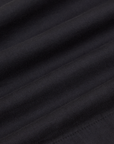 Trouser Shorts in Basic Black fabric detail close up