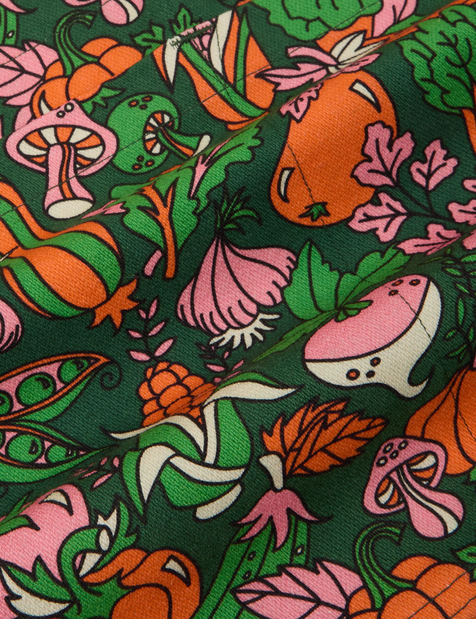 Kitchen Collection Waist Apron fabric detail close up