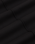 Easy Western Pants in Basic Black fabric detail close up