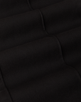 Western Pants in Basic Black fabric detail close up