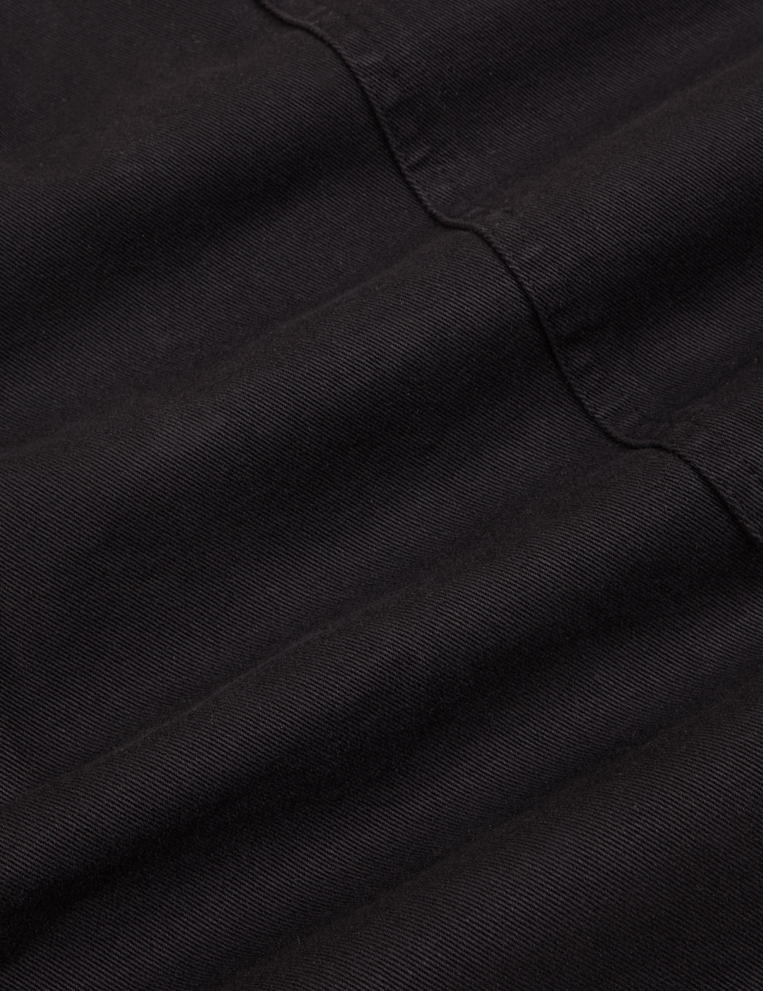 Classic Work Shorts in Basic Black fabric detail close up