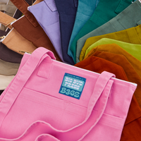 Over-Shoulder Zip Mini Tote in a rainbow of colors