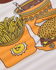 Anniversary Tee in Fast Food close up