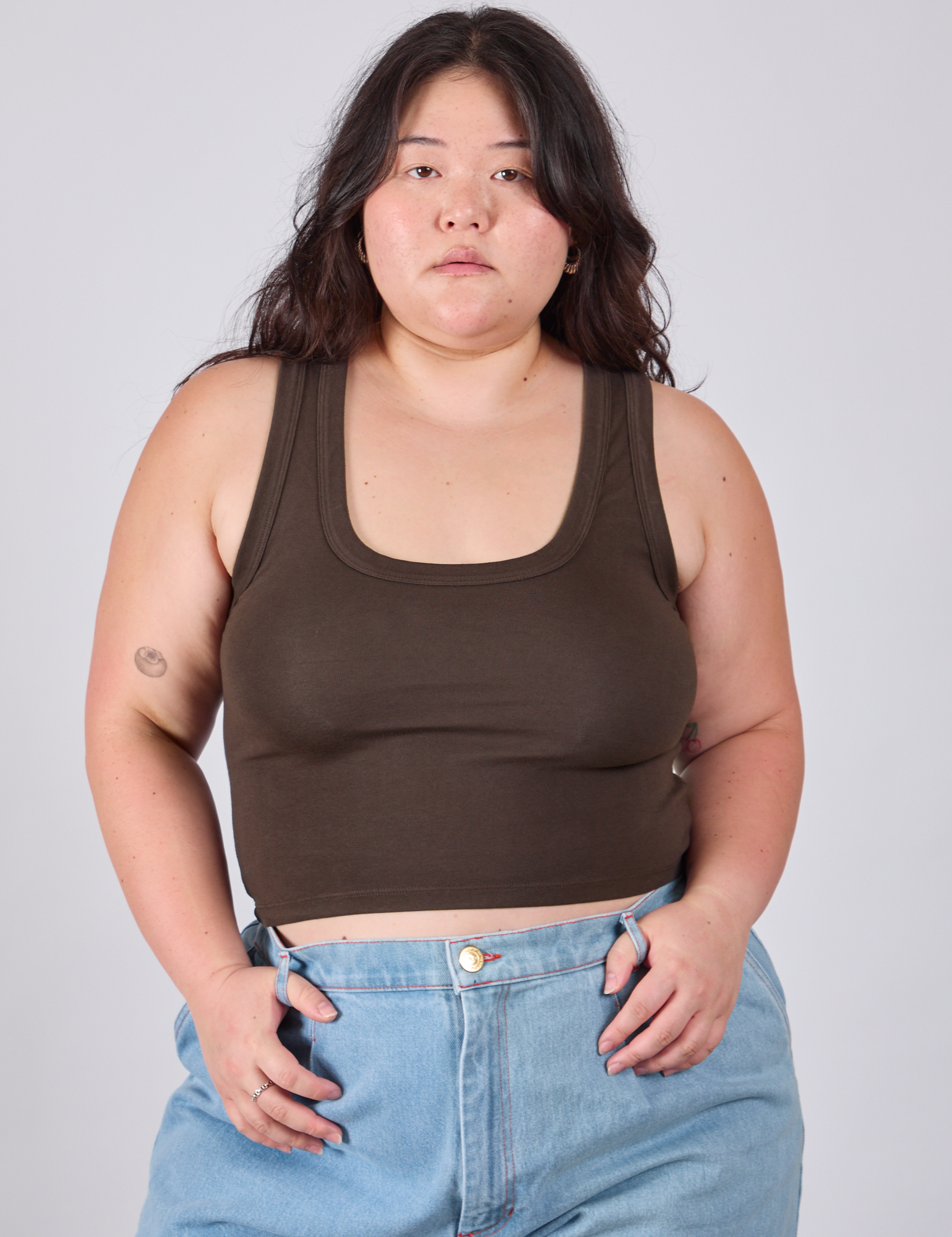 Cropped Tank Top - Espresso Brown – BIG BUD PRESS Cropped Tank Top - Espresso Brown – BIG BUD PRESS
