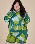 Heavyweight Oversized Hoodie - Green Magic Waters