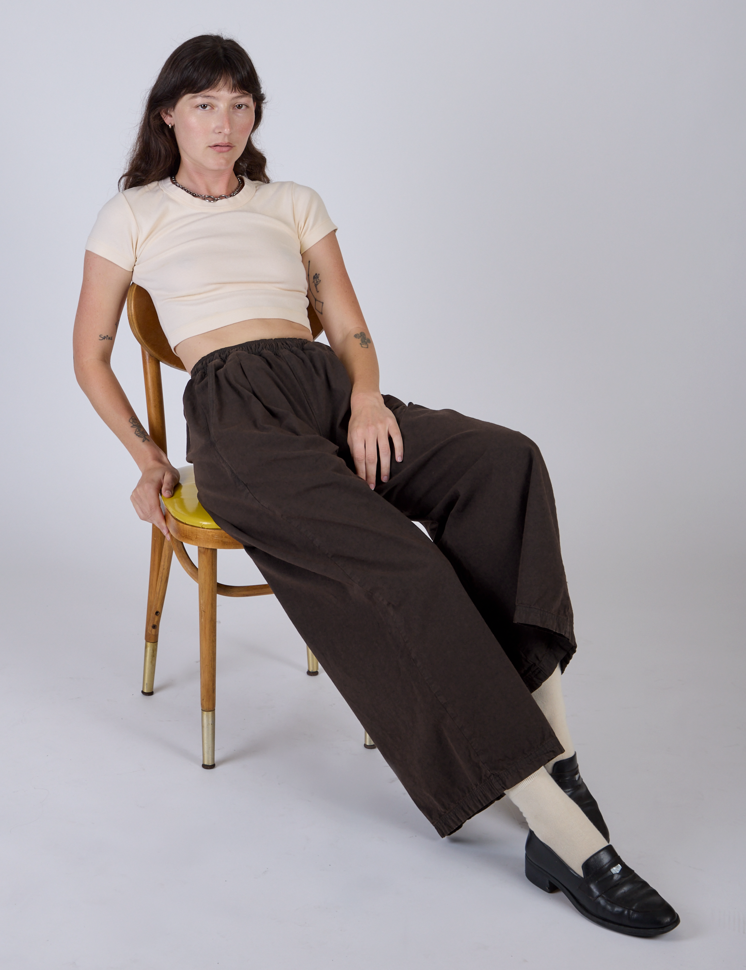 Pleated Pull-On Pants - Espresso Brown – BIG BUD PRESS