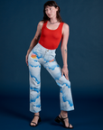 Work Pants - Sunny Cloud Airbrush