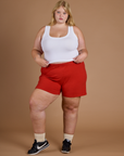 TRY-A-STYLE - Athletic Shorts - Mustang Red *FINAL SALE*