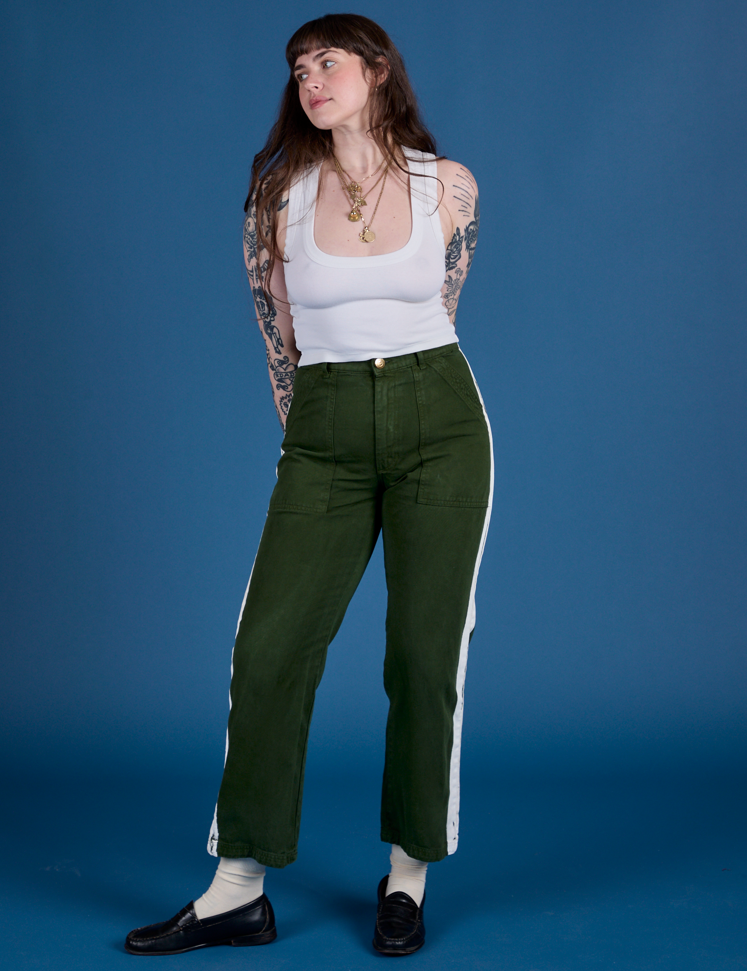 Painted Work Pants - Evergreen – BIG BUD PRESS