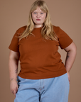 Burly Tee - Burnt Terracotta