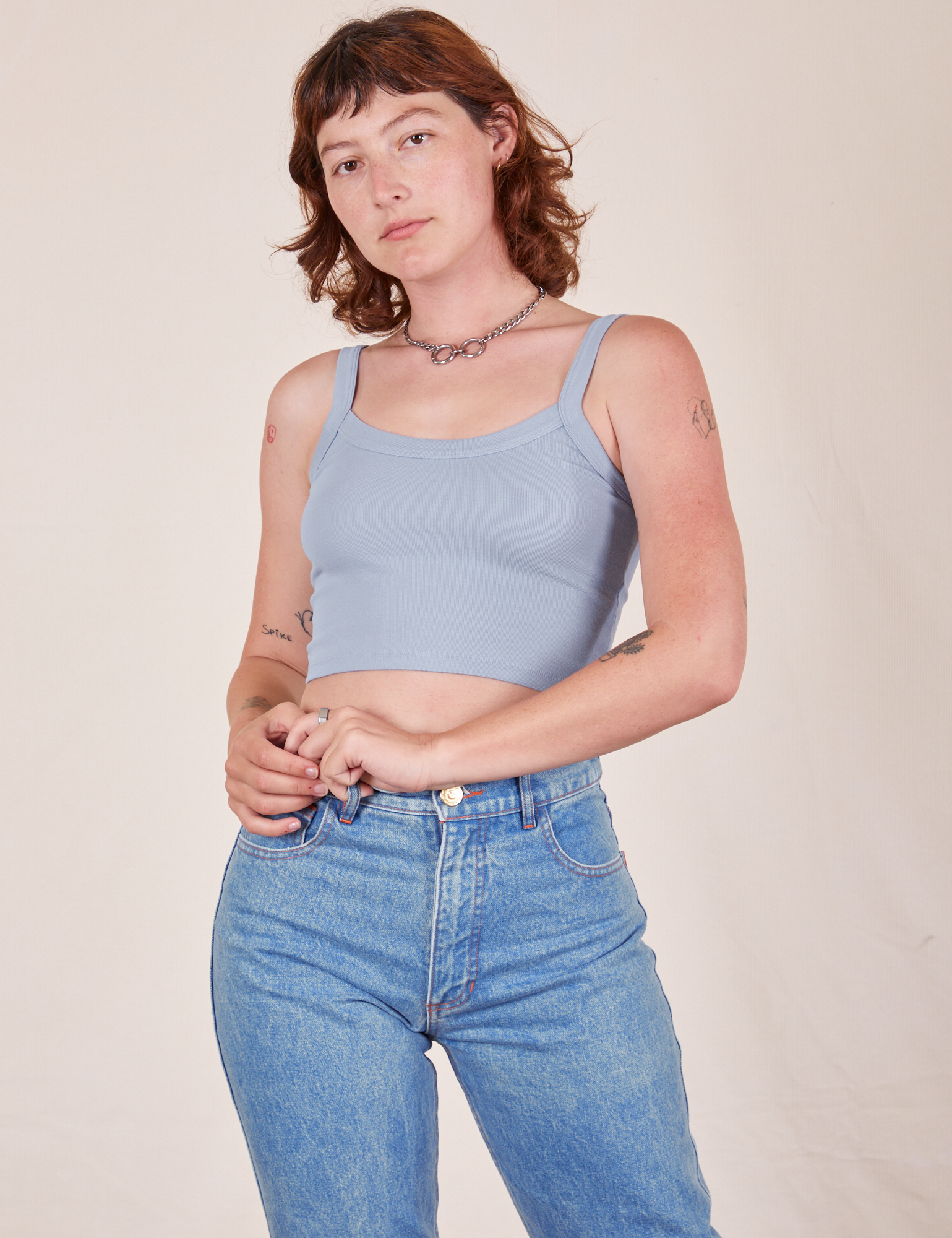 Cropped Cami - Periwinkle