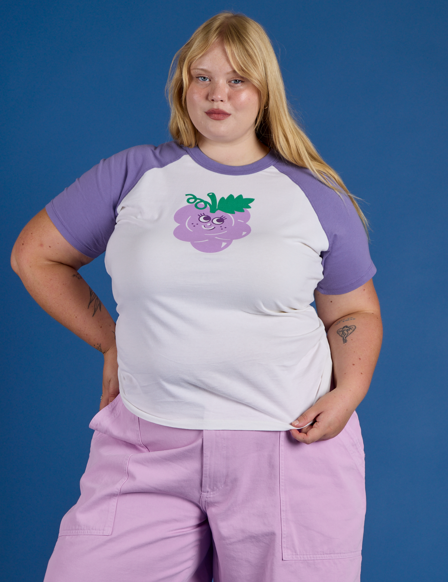 Produce Raglan Tee - Grape – BIG BUD PRESS