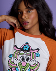 *PRE-ORDER* Halloween Raglan Tee - Clown