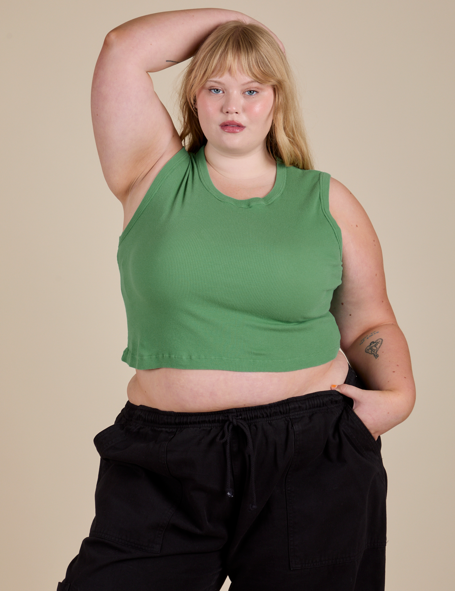 トップス soor ploom Gym Class Tee, Eucalyptus 2 Muscle Tee - Seafoam Green – BIG BUD PRESS