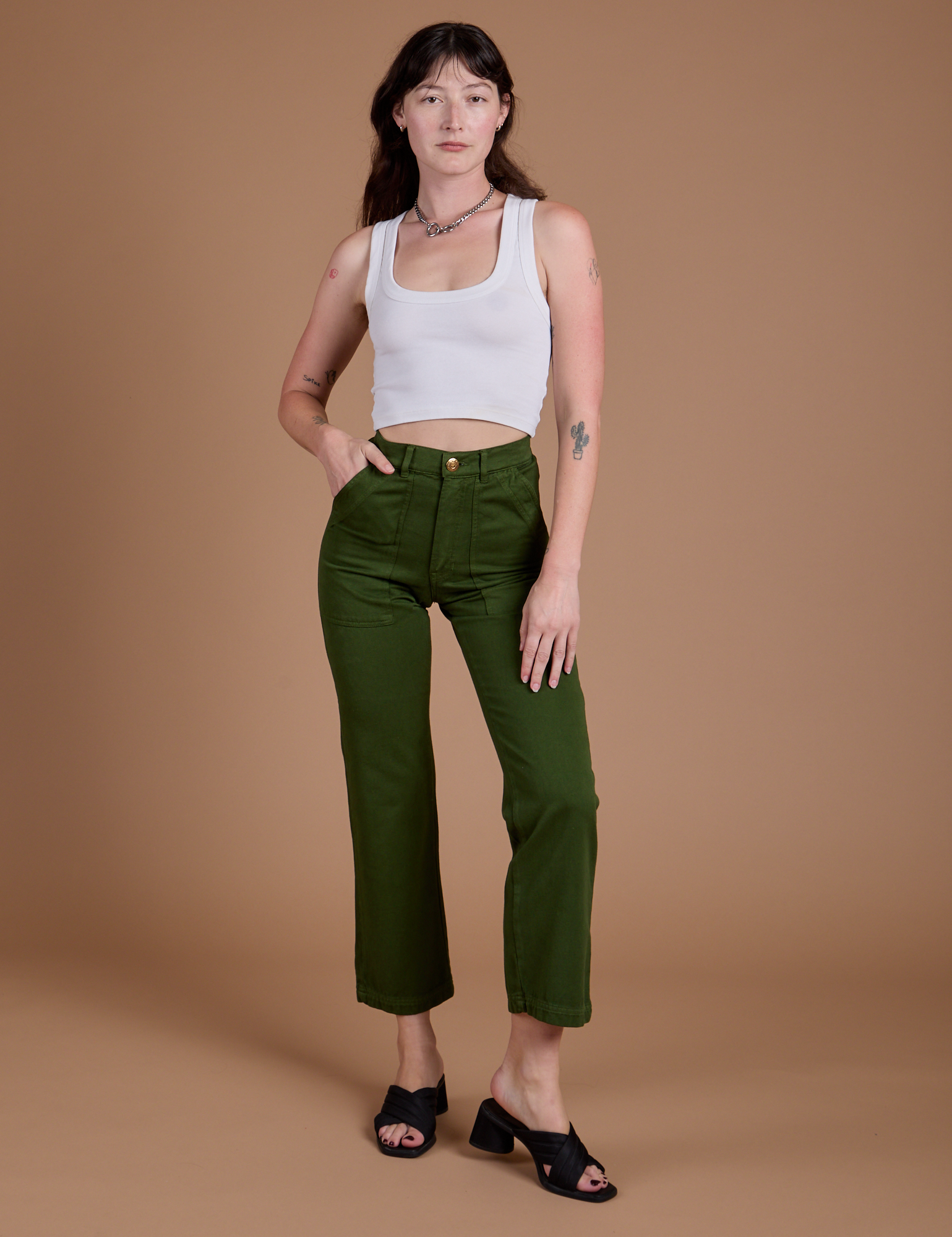 Organic Work Pants - Evergreen – BIG BUD PRESS