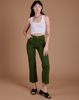 Organic Work Pants - Evergreen