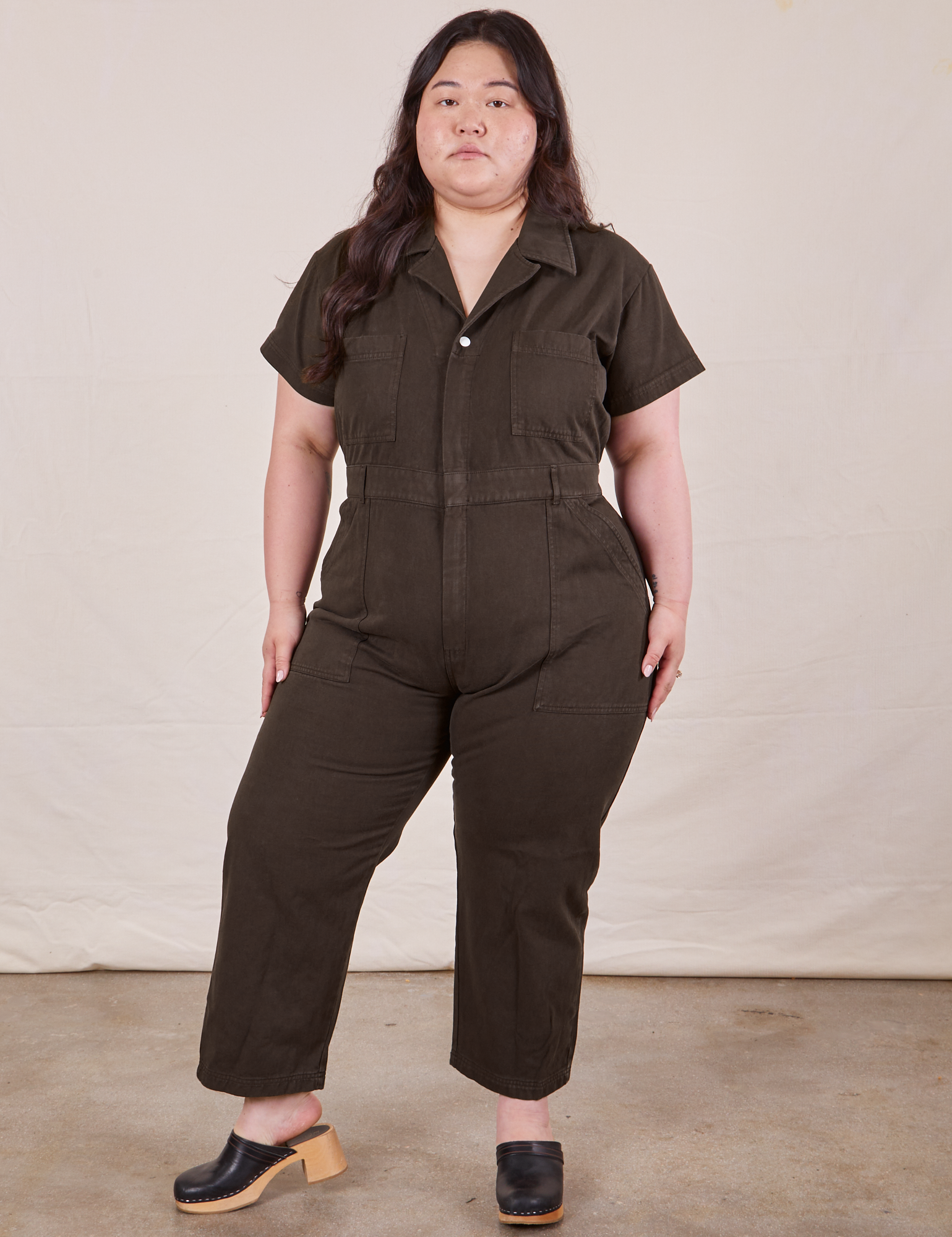 Plus size petite black jumpsuit sales