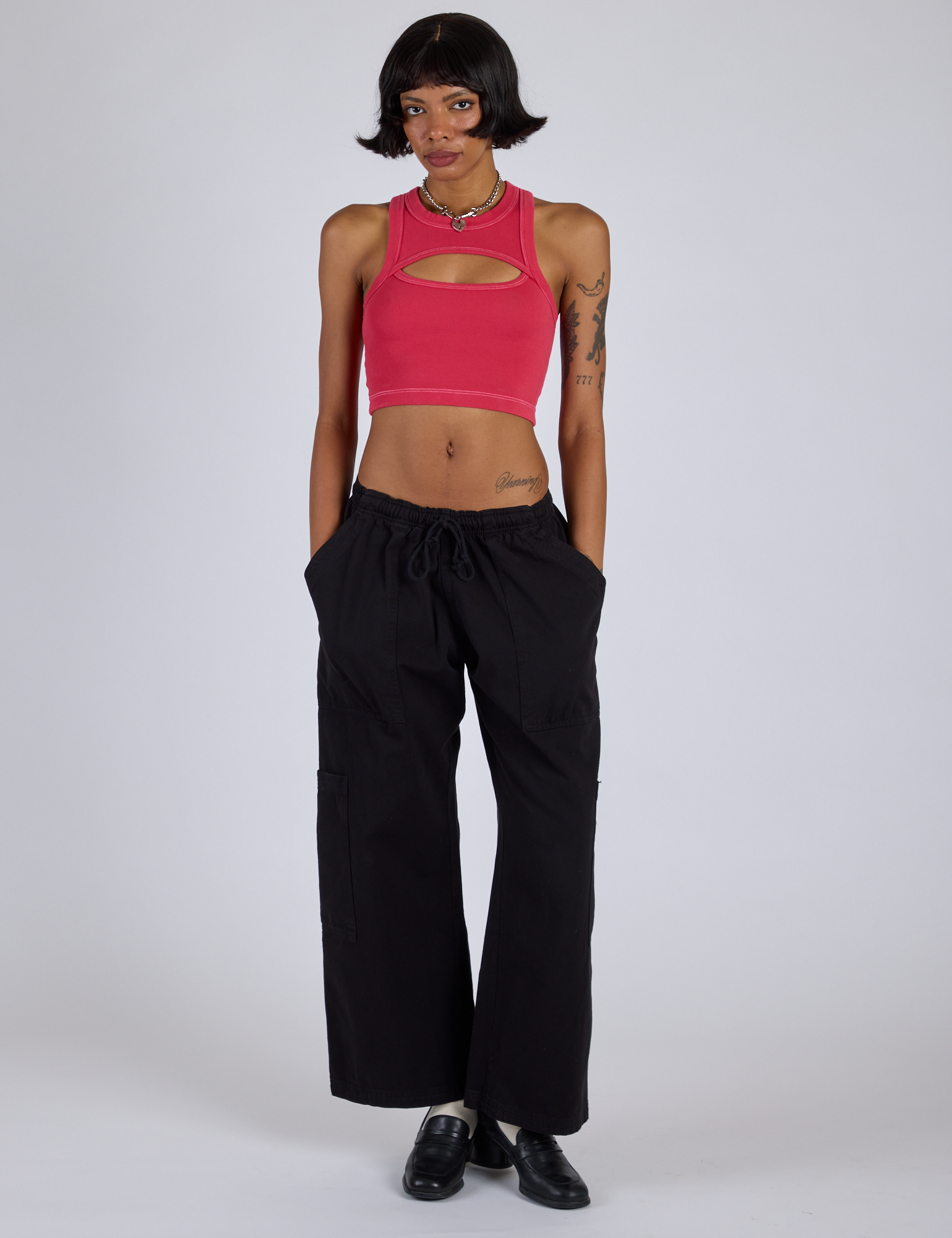 Porthole Tank - Hot Pink – BIG BUD PRESS