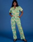 Spring Quilt Print Jumpsuit