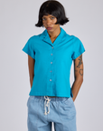 Pantry Button-Up - Hawaiian Blue
