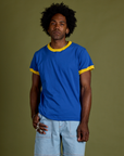 Vintage Ringer Tee - Royal Blue