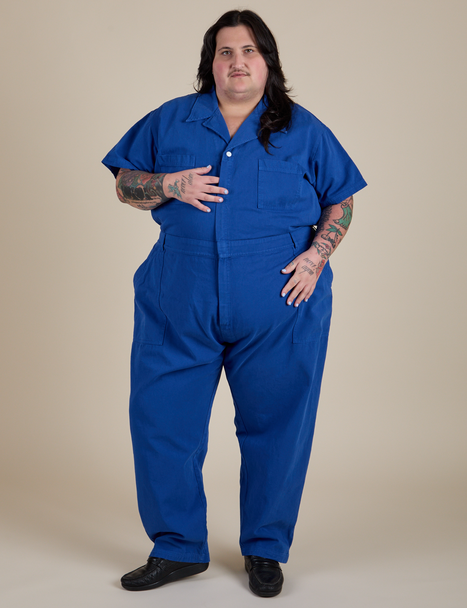 Short Sleeve Jumpsuit - Royal Blue – BIG BUD PRESS