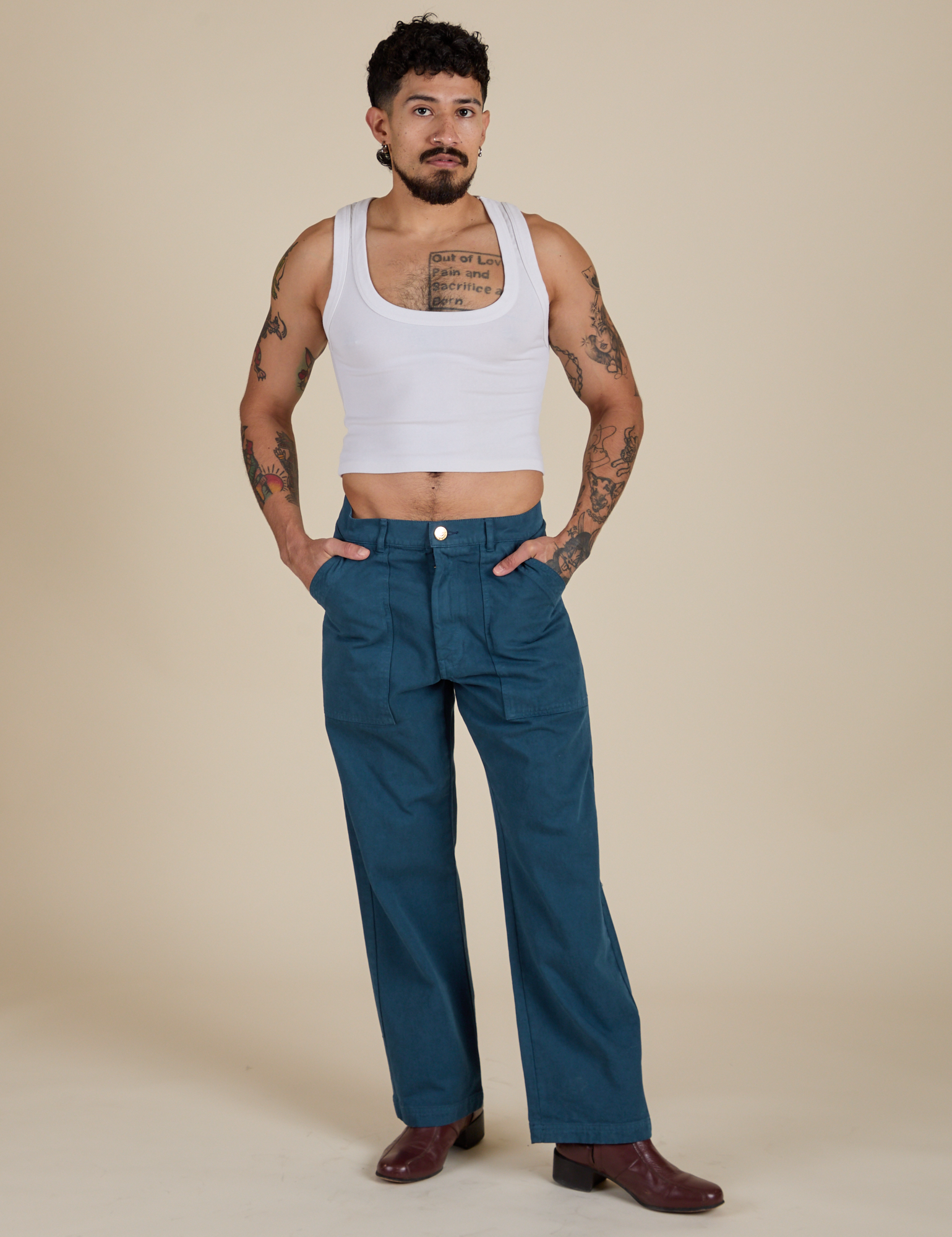 Work Pants - Lagoon – BIG BUD PRESS