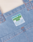 Close up of Denim Everyday Tote Bag in light wash